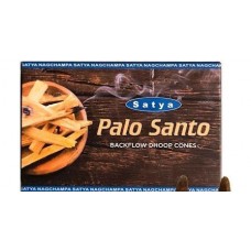 Благовония конусы Palo Santo (Пало Санто) Satya, стелющийся дым