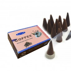 Благовония конусы Coffee (Кофе) Satya, стелющийся дым