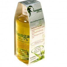 Гель для душа с Алоэ Вера и Мёдом "Персик", Sangam Herbals 