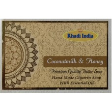 Мыло Khadi Кокосовое молоко и мёд, 100г.