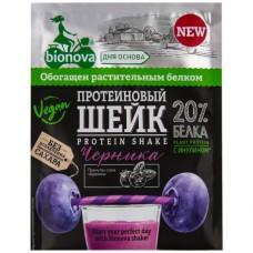 Протеиновый шейк с черникой, Bionova Протеиновый шейк с черникой, Bionova