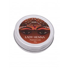 Хна для бровей коричневая Premium Line Lady Henna