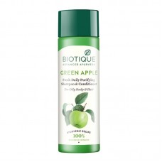 Шампунь Biotique Bio Green Apple с Зелёным Яблоком для жирных волос, 190 мл