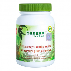 Шатавари плюс чурна (порошок) Sangam Herbals, 100 гр Шатавари плюс чурна (порошок) Sangam Herbals, 100 гр