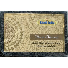 Мыло Khadi Ним и Уголь, 100г.