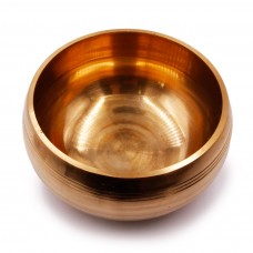 Чаша поющая Gold 7 металлов ,Настройка 7 чакр (8,5 см)